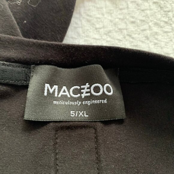 Maceoo black short sleeve spellout logo drip t-shirt - Size XL - Picture 5 of 8
